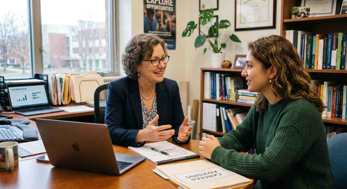 Personal counselor guiding students